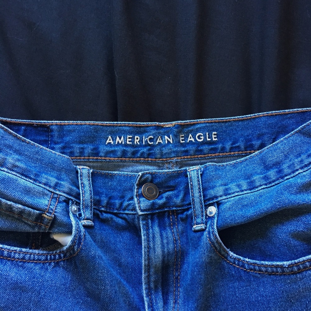 American Eagle high rise mom jeans